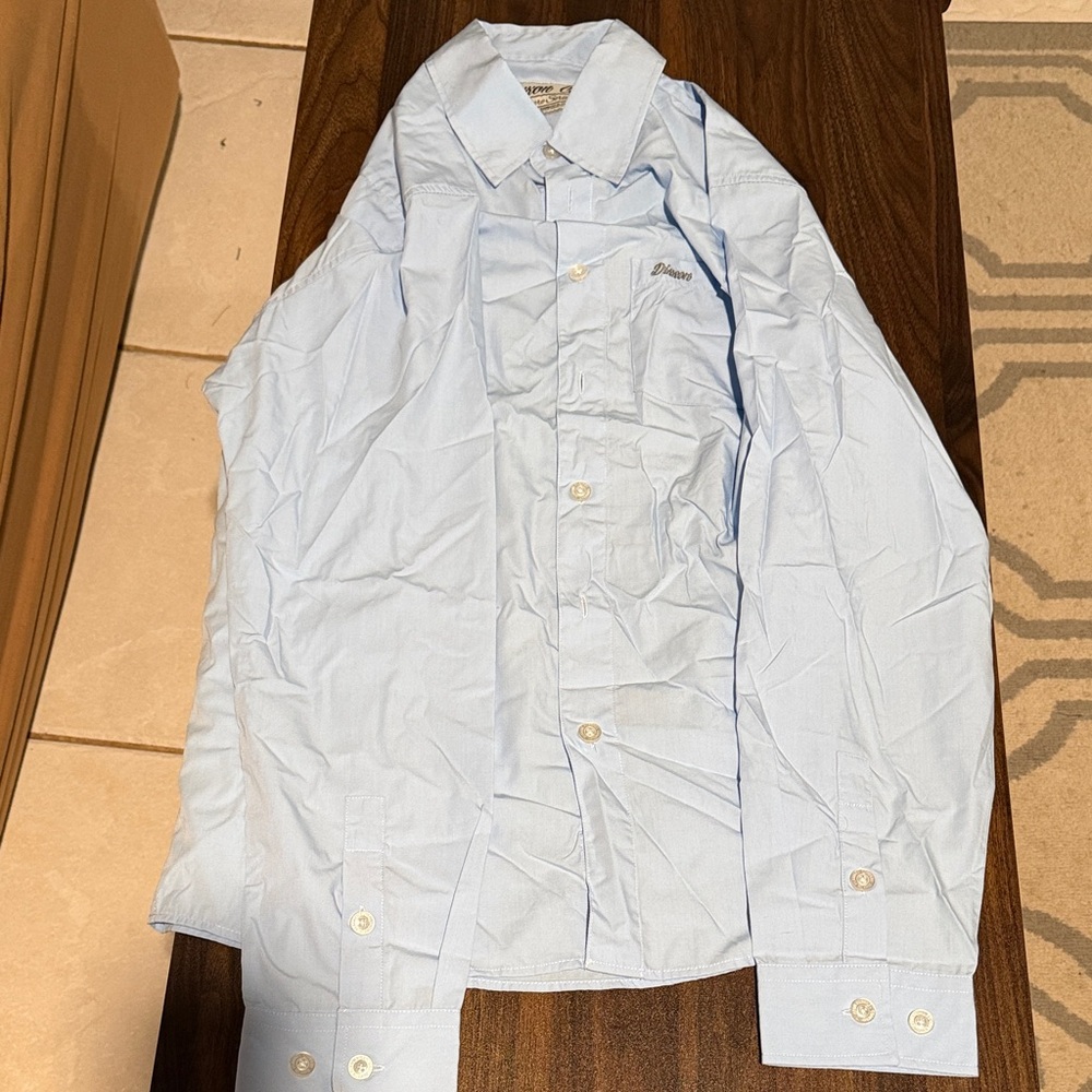 DIXXON Light Blue Casual Button Down Shirt